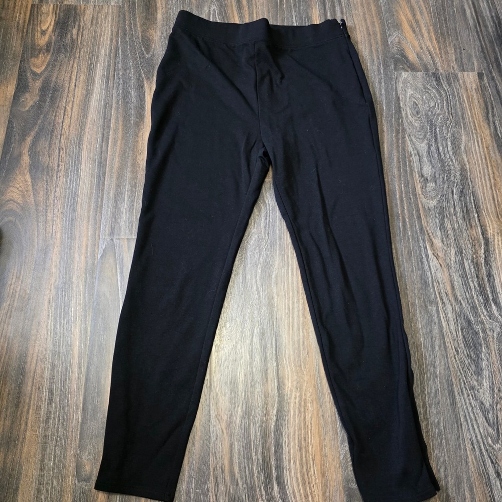 Banana Republic Womens Black Skinny Ankle Side Zip Pants 317736-00 Summer 2018 M